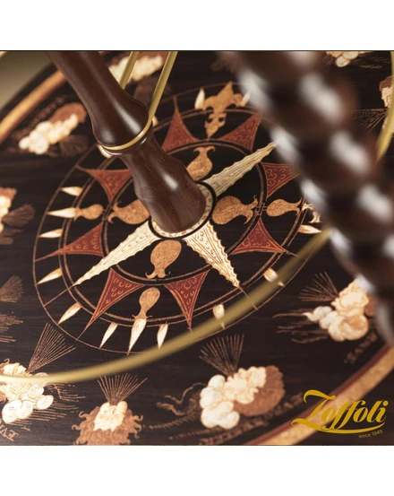 Cartographia - Földgömb Zoffoli EXPLORA Honey brown 40 cm, antik - Bárgömb