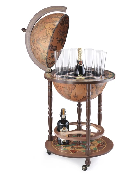 Cartographia Földgömb Zoffoli GIUNONE Classic 40 cm, antik - Bárgömb 