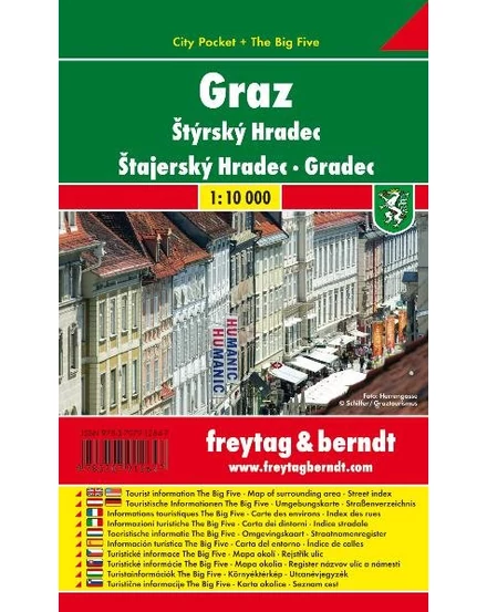 Cartographia Graz City Pocket várostérkép (Freytag) 9783707912647