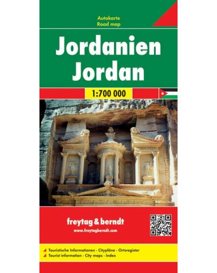 Cartographia Jordánia térkép (Freytag) 9783707909791
