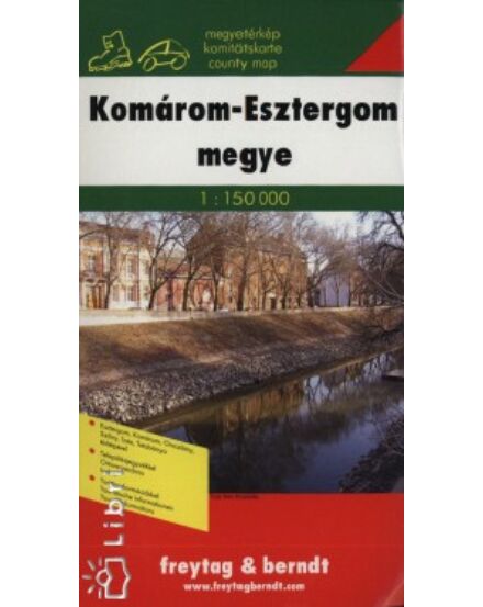 Cartographia Komárom-Esztergom megye térkép (Freytag) 9789639458499