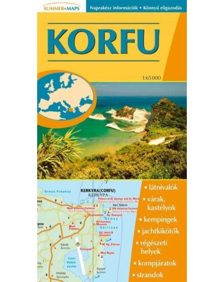 Cartographia Korfu autótérkép - Stiefel 5998504312598