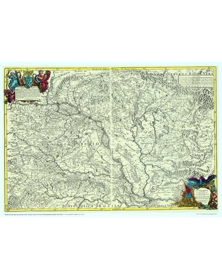 Cartographia L'Ungaria térkép ív (1686) 63 x 92 - HM 9789632563503