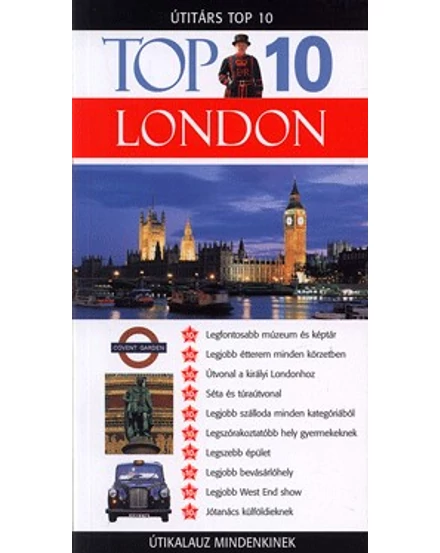 Cartographia London útikönyv (Top 10) 9789639491465