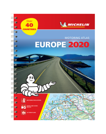 Cartographia Európa atlasz A4 - Michelin 2020 9782067244450