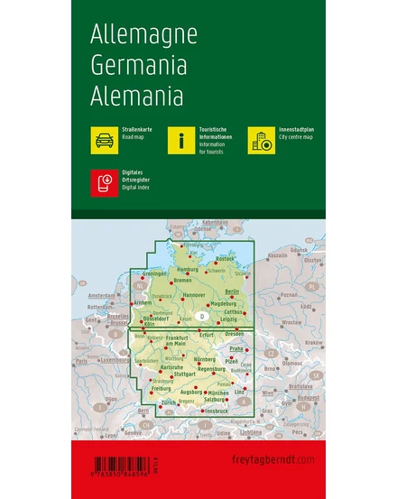 Cartographia - Németország térkép (AK0205)