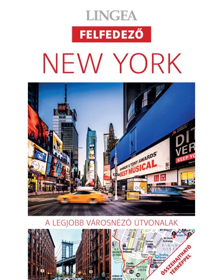 Cartographia New York felfedező útikönyv térképpel 9789635050161