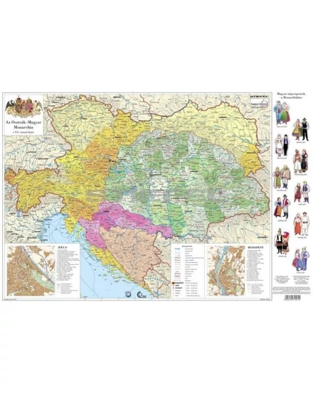 Cartographia Osztrák-Magyar Monarchia DUO könyöklő - Stiefel 5998504315612