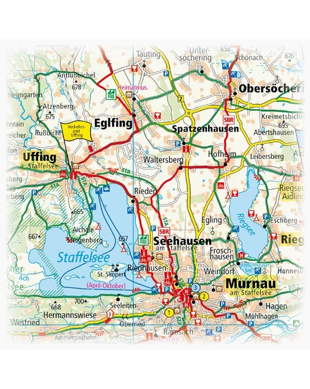 Bajor tavak kerékpáros térkép (PP0103)