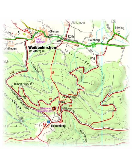 Cartographia- Salzkammergut kerékpáros térkép (PP1521)