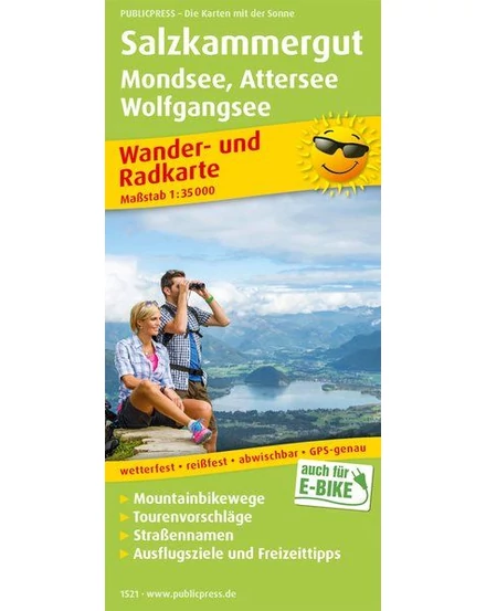 Cartographia Salzkammergut - Mondsee kerékpáros térkép (PP1521) - Freytag 9783961325214