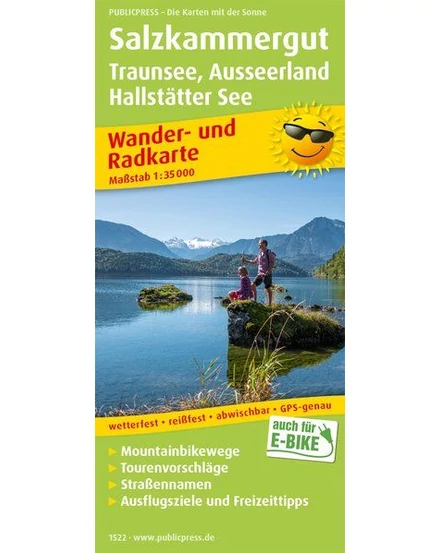 Cartographia Salzkammergut - Traunsee kerékpáros térkép (PP1522) - Freytag 9783961325221