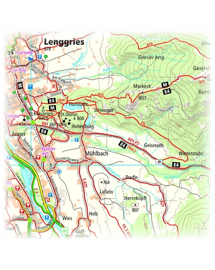 Cartographia- Tegernsee-Schliersee-Wendelstein-Bad Tölz-Miesbach kerékpáros térkép (PP1531)