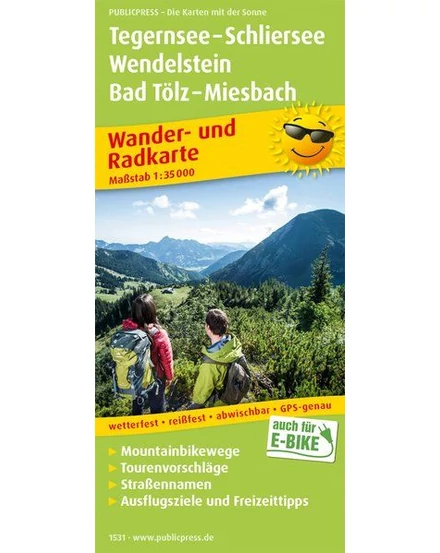Cartographia Tegernsee-Schliersee-Wendelstein-Bad Tölz-Miesbach kerékpáros térkép (PP1531) - Freytag 9783961325313