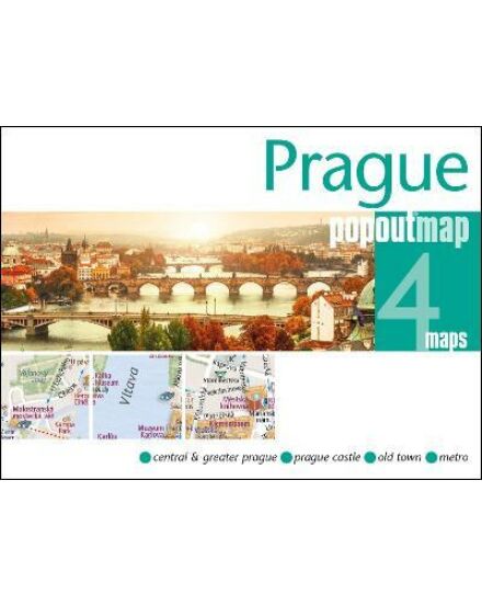 Cartographia Prága PopOut  várostérkép 9781910218815