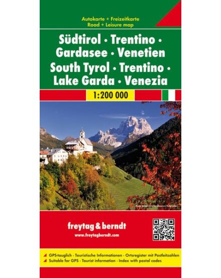 Cartographia Dél-Tirol / Trentino térkép (Freytag) 9783707904550