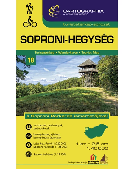 Cartographia Soproni-hegység turistatérkép [18] 9789633525777