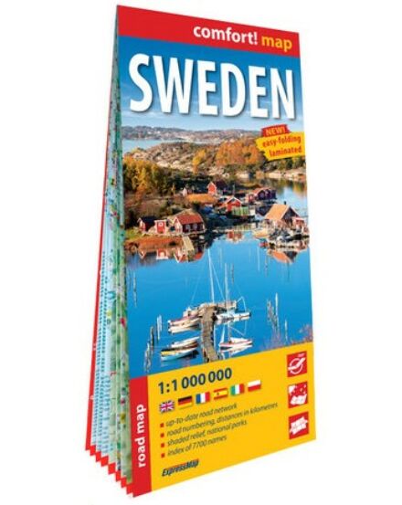 Cartographia Svédország Comfort térkép-Expressmap-9788381901635