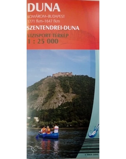 Cartographia Duna II.: Komárom-Budapest Szentendrei-Duna 9789639339545