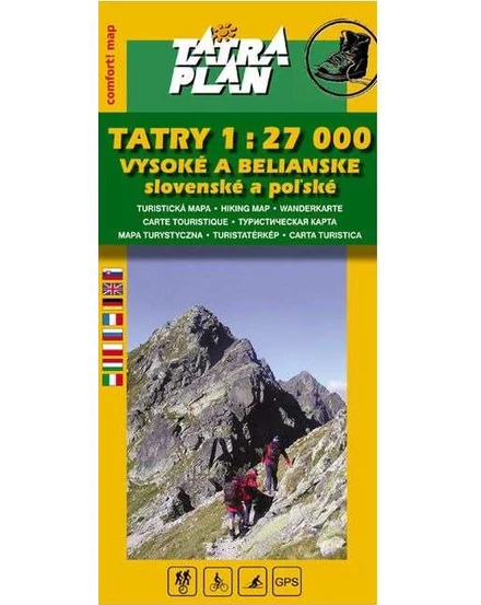 Cartographia TM3769 Magas- és Bélai-Tátra laminált turistatérkép 9788097137694