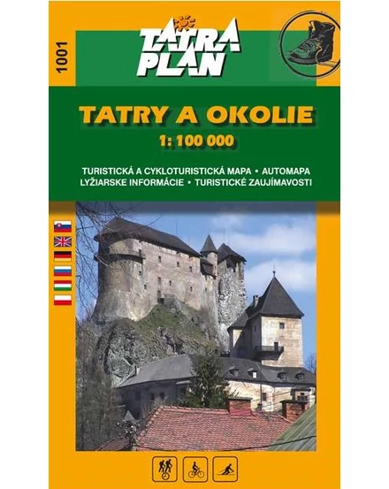 Cartographia TP1001 Tátra és környéke turistatérkép 9788387873806