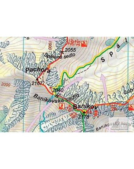Cartographia  - TP2501 Nyugati-Tátra turistatérkép