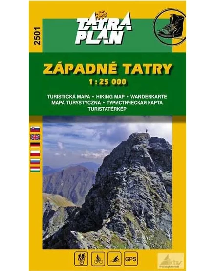 Cartographia TP2501 Nyugati-Tátra turistatérkép 9788387873769