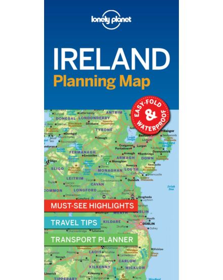 Írország laminált térkép Lonely Planet
