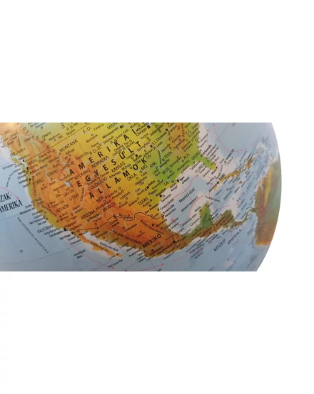 Cartographia Földgömb 30 cm - világító, duó, fatalpas