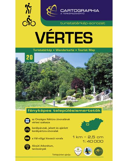 Cartographia Vértes turistatérkép [20] 9789633526729