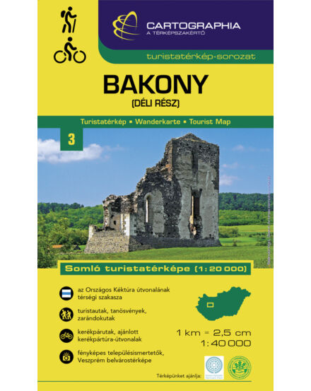 Cartographia  - Bakony-Dél turistatérkép [3]
