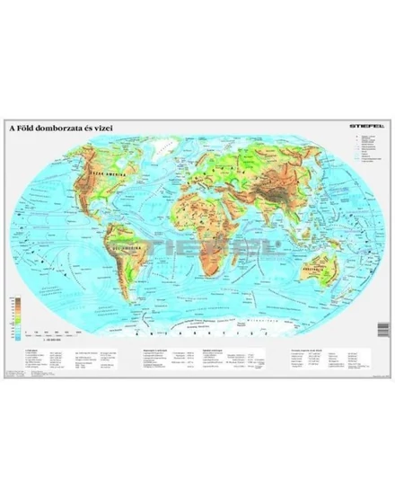Cartographia A Föld domborzata könyöklő - Stiefel 5998504310006