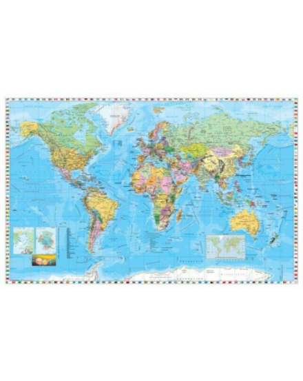 Cartographia A Föld országai / Közép - Európa autótérkép DUO térkép 66 X 45 - Stiefel 5998504317494