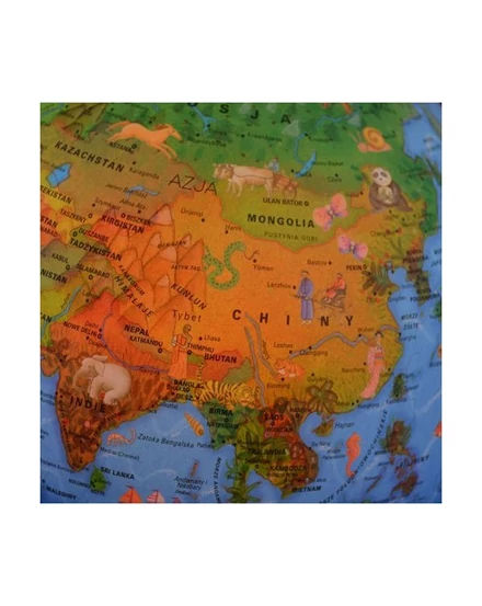 Cartographia Földgömb ZOO 25 cm - állatvilág tematikával, gyerekeknek 8000623000236