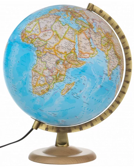 Cartographia National Geographic földgömb 30 cm - világító, politikai, fatalpas 8007239970328