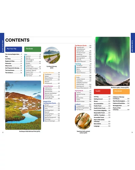 Norvégia útikönyv Lonely Planet (angol)