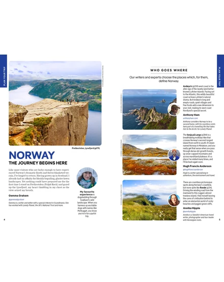 Norvégia útikönyv Lonely Planet (angol)