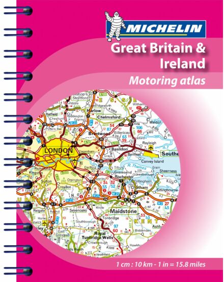 Cartographia Nagy-Britannia és Írország motoring miniatlasz 9782067156593