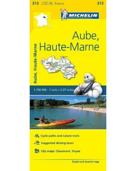 Cartographia Aube, Haute-Marne - Franciaország résztérkép (Michelin 11313) 9782067210134