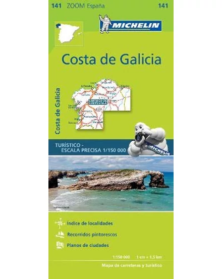 Cartographia Galicia - Spanyol Zoom (Michelin -0141) 9782067218000