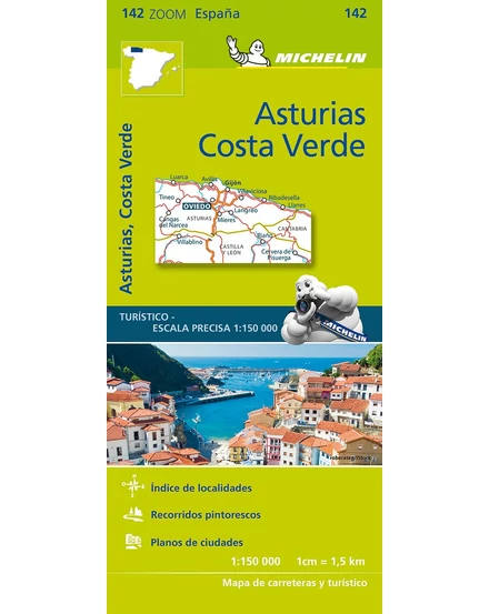 Cartographia Asturias, Costa Verde - Spanyol Zoom (Michelin - 0142) 9782067218048