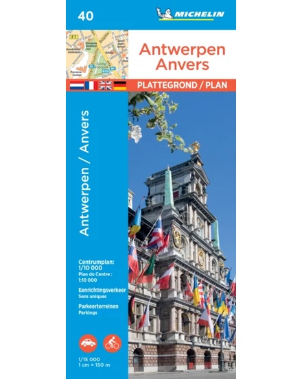 Cartographia Antwerpen várostérkép (Michelin 9040) 9782067235830