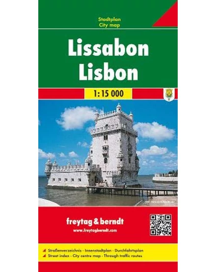 Cartographia Lisszabon várostérkép (Freytag) 9783707900774