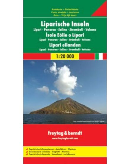 Cartographia Lipari szigetek térkép (Freytag) 9783707903126