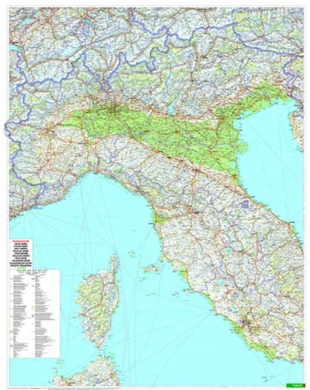 Olaszország autóstérkép (Freytag)