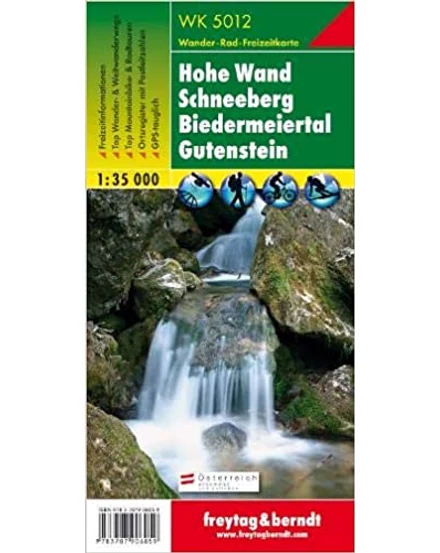 Cartographia WK5012 Hohe Wand,Schneeberg (Freytag) 9783707906059