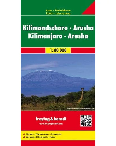 Cartographia Kilimandzsáró térkép (Freytag) 9783707909647