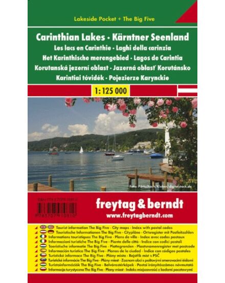 Cartographia Karintiai tóvidék térkép (Freytag) 9783707910810
