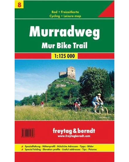 Cartographia Murradweg kerékpáros térkép (Freytag) 9783707910896