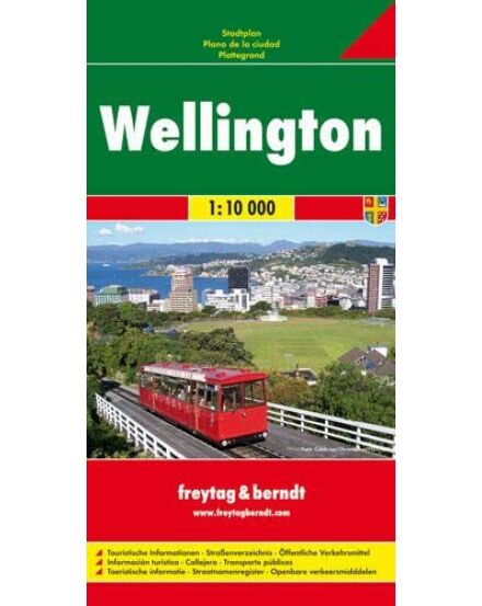 Cartographia Wellington várostérkép (Új-Zéland) - Freytag 9783707911121